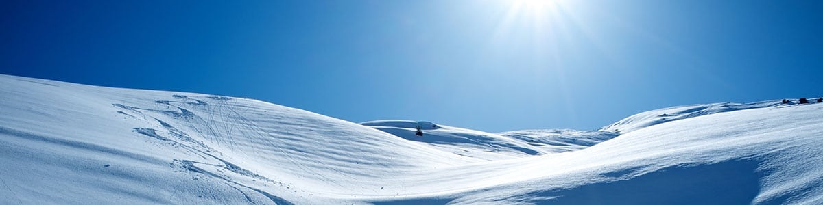 Berglandschaft im Schnee