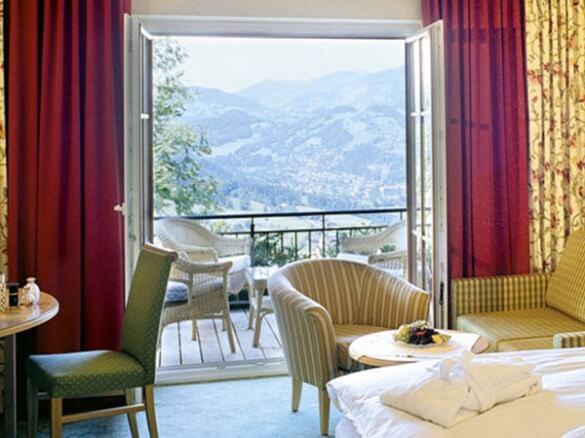 Komfortzimmer mit Terrasse im Naturhotel Gut Berg